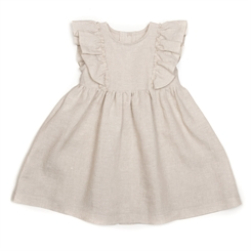 Huttelihut Isabell dress Linen - Khaki